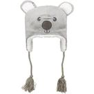 Touca Gorro Lúdico Bichinho Pimpolho Menino 01 A 03 anos- CINZA/COALA