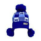 Touca Gorro Pelucia Forrado Infantil Lã Com Pom Pom Protetor de orelha Touca Gorro Pelucia Forrado Infantil Lã Com Pom Pom Protetor de orelha