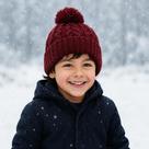 Touca Gorro Pompom Infantil Juvenil Unissex Menina Menino Inverno Macio Quentinho