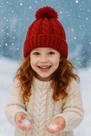 Touca Gorro Pompom Infantil Juvenil Unissex Menina Menino Inverno Macio Quentinho Touca Gorro Pompom Infantil Juvenil Unissex Menina Menino Inverno Macio Quentinho