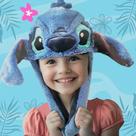 Touca Infantil Gorro Pelúcia Stitch Disney Interativo - TOYNG