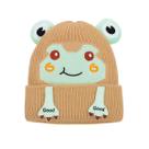 Touca infantil gorro pompom bichinhos sapinho forrada de pelinho de lã menino e menina criança bebê