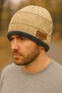 Touca Masculina Gorro De Lã Forrada Com Pelinhos