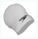 Touca Natacao AFRO power lisa silicone bco - Speedo