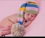 Touca Newborn soneca colorida Touca Newborn soneca colorida