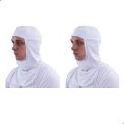 Touca Ninja Balaclava Branca Proteção Térmica 2 Unidades