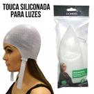 Touca Silicone Branca Tratamento Cabelo Mechas Profissional Barbearia Dompel