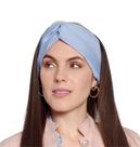 Touca Turbante Feminina Eva Azul Claro