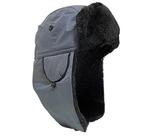 Touca Ushanka Cinza Gorro Chaves Russa Aviador Frio Lã Proteção Orelhas Aviador Inverno