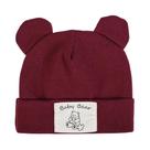 Toucas Turbante Com Orelhas De Urso Para Bebês Em Cashmere Sintético Para Meninos E Meninas Toucas Turbante Com Orelhas De Urso Para Bebês Em Cashmere Sintético Para Meninos E Meninas