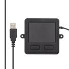 Touchpad Qiilu USB com fio, 2 botões ABS embutidos para laptop