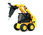 Toy Bruder Caterpillar Skid Steer Loader 09047 com acessórios