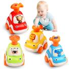 Toy Car ALASOU Animal Car para menino de 1 a 2 anos com 4 motoristas