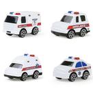 Toy Car Alloy Sliding Pull Back Children, modelo de 4 peças