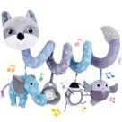 Toy Car Seat Toy Infant Baby Spiral Plush com caixa de música