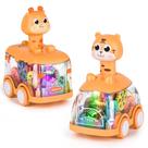 Toy Car ShinySong Press and Go para crianças pequenas com iluminação Toy Car ShinySong Press and Go para crianças pequenas com iluminação