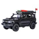 Toy Car Tank 300 Off-Road em escala 1/24 com som e luz em preto
