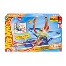 Toy Car Track Set Hot Wheels Stunt Track Mid-Air Crash