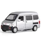 Toy Car Wuling Sunshine Van em liga leve em escala 1:32 com luzes e som