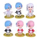 Toy Figure Re: ZERO Starting Life in Another World, conjunto de 6 unidades Toy Figure Re: ZERO Starting Life in Another World, conjunto de 6 unidades