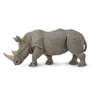 Toy Figurine Safari Ltd., modelo realista de rinoceronte branco de 14,6 cm