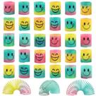 Toy Fun-Here Spring Rainbow Magic Fidget Stress Coil x30