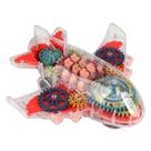 Toy Gear Plane Kids resistente ao desgaste com capa transparente
