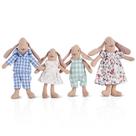 Toy Giant Bean Bunny Toys Easter Bunny 4 unidades para crianças