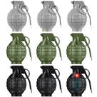 Toy Grenades Sratte, 9 unidades com som e luz de flash, 8x6 cm