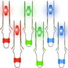 Toy Haconba Retro Light Up Gyro Wheels Rail Twirler, pacote com 6
