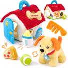 Toy hahaland Montessori Puppy Plush Sensory 1 Year Old