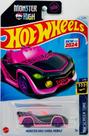 Toy Hot Wheels Monster High Ghoul Mobile em escala 1:64