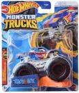 Toy Hot Wheels Monster Trucks Race Ace com Connect and Crash Car