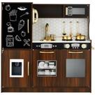 Toy Kitchen Best Choice Products Pretend Play Wooden com acessórios Toy Kitchen Best Choice Products Pretend Play Wooden com acessórios