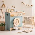Toy Kitchen Washer Playset ROBOTIME para crianças de 3 anos ou mais Toy Kitchen Washer Playset ROBOTIME para crianças de 3 anos ou mais