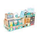 Toy Melissa & Doug Wooden Café Barista Cafeteria 35 peças