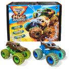 Toy Monster Jam Mud Blasters Grave Digger e Megalodon, pacote com 2