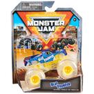 Toy Monster Truck Monster Jam Blue Thunder fundido sob pressão 1:64