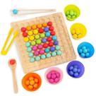 Toy Montessori Wooden Hands Puzzle Brain Training Kids