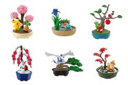 Toy Re-Ment Pokémon Pocket Bonsai, 2 caixas, conjunto completo de 6 pacotes Toy Re-Ment Pokémon Pocket Bonsai, 2 caixas, conjunto completo de 6 pacotes