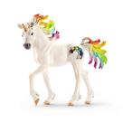 Toy Schleich bayala Rainbow Unicorn Foal com gemas de mais de 5 anos