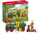 Toy Schleich trabalhando na floresta Toy Schleich trabalhando na floresta