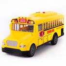 Toy School Bus ArtCreativity Yellow com luzes e som em escala 1/16 Toy School Bus ArtCreativity Yellow com luzes e som em escala 1/16