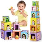 Toy ShyLizard Farm Animal Sorting, empilhável de 1 a 3 anos com fantoches Toy ShyLizard Farm Animal Sorting, empilhável de 1 a 3 anos com fantoches