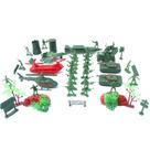 Toy Small Soldier Suit Militar da Segunda Guerra Mundial 4 cm 52 unidades