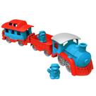Toy Train Green Toys Blue 100% plástico reciclado fabricado nos EUA Toy Train Green Toys Blue 100% plástico reciclado fabricado nos EUA