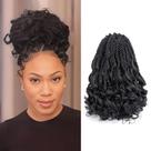 ToyoTress de cabelo de crochê Boho Island Twist 14 polegadas, 8 pacotes
