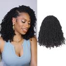 ToyoTress de cabelo de crochê Yanky Twist 30 cm, pacotes com 8 (240 fios)