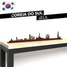 Traçado Coreia do Sul - Seul - Mesa Traçado Coreia do Sul - Seul - Mesa