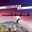 Traçado Coreia do Sul - Seul - Parede Traçado Coreia do Sul - Seul - Parede